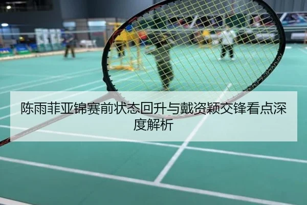 陈雨菲亚锦赛前状态回升与戴资颖交锋看点深度解析